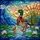 Nature Lovers' Intricate Stained Glass Mallard Duck Duckling Jewel Tones Water Lilies Stained Glass Suncatcher - 5