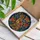 Feline Art Enthusiasts' Tiffany Stained Glass Cat Floral Rose Mosaic Indigo Teal Jewel Tones Stained Glass Suncatcher - 3