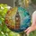 London Lovers' Majestic Big Ben Stained Glass Mosaic | Tiffany-Style Jewel Tones, Golden Amber & Emerald Sky Stained Glass Suncatcher - 2