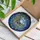 Celestial Dreamers' Tiffany Stained Glass Crescent Moon, Jewel Tone Cosmic Nebula, Evil Eye & Gold Tassels Stained Glass Suncatcher - 25KZfoeU34