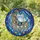 Celestial Dreamers' Tiffany Stained Glass Crescent Moon, Jewel Tone Cosmic Nebula, Evil Eye & Gold Tassels Stained Glass Suncatcher - HtmGh0djgI