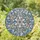 Winter Art Lovers' Intricate Stained Glass Snowflake, Icy Blue Iridescent Pearl Pink Jewel Tones Mosaic Stained Glass Suncatcher - 1
