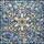 Winter Art Lovers' Intricate Stained Glass Snowflake, Icy Blue Iridescent Pearl Pink Jewel Tones Mosaic Stained Glass Suncatcher - 5