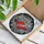Art Lovers' Vibrant Stained Glass Christmas Ornament Iridescent Winter Frost & Berry Mosaic Stained Glass Suncatcher - 3