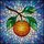 Art Lovers' Vibrant Stained Glass Citrus Orb Emerald Teal Leaves, Tiffany Style Radiant Mosaic Design Stained Glass Suncatcher - 5