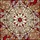 Art Lovers' Glowing Tiffany Stained Glass Hexagram Star Celestial Nebula Ruby Red Amber Stained Glass Suncatcher - 5