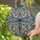 Art Enthusiasts' Majestic Dragonfly Tiffany Stained Glass Jewel Tones Blue Amber Geometric Mosaic Design Stained Glass Suncatcher - 2