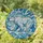 Nature Lovers' Intricate Tiffany Stained Glass Walking Bear Azure Teal Jewel Tones Mosaic Stained Glass Suncatcher - 1