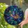 Fantasy Lovers' Tiffany Stained Glass Cosmic Witch Hat, Purple Orb & Galaxy Nebula Stained Glass Suncatcher - 2