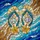 Ocean Enthusiasts' Vibrant Tiffany Style Stained Glass Flip-Flop Seashell Ocean Wave Mosaic Art Stained Glass Suncatcher - 5