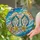 Ocean Enthusiasts' Vibrant Tiffany Style Stained Glass Flip-Flop Seashell Ocean Wave Mosaic Art Stained Glass Suncatcher - iAETThBZbv
