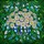 Art Lovers' Vibrant Tiffany Stained Glass Spilling Daisies Diamond Grid Basket Emerald Blue Jewel Tone Mosaic Stained Glass Suncatcher - 5