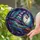 Fantasy Art Enthusiasts' Tiffany Stained Glass Witch Hat Broom Mystical Night Sky Amethyst Emerald Stained Glass Suncatcher - 2