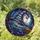Fantasy Art Enthusiasts' Tiffany Stained Glass Witch Hat Broom Mystical Night Sky Amethyst Emerald Stained Glass Suncatcher - 1