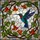 Nature Lovers' Vibrant Tiffany Stained Glass Hummingbird Floral Jewel Tone Mosaic Stained Glass Suncatcher - 5