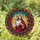 Spiritual Art Enthusiasts' Tiffany Style Jesus Christ Blessing Radiant Mosaic Golden Halo Amber Blue Stained Glass Suncatcher - 1