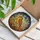 Nature Lovers' Intricate Golden Amber Stained Glass Bird & Lush Foliage Design Stained Glass Suncatcher - 3