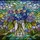 Art Lovers' Vibrant Tiffany Style Stained Glass Hydrangea Bouquet Jewel Tone Blue Purple Teal Amber Yellow Mosaic Stained Glass Suncatcher - 5