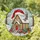 Christmas Enthusiasts' Whimsical Snowy Stained Glass House, Radiant Reds & Greens, Intricate Golden Winter Mosaic Stained Glass Suncatcher - 1
