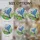 Nature Lovers' Jewel Tone Stained Glass Blue Jay Emerald Leaves Swirling Sky Mosaic Stained Glass Suncatcher - 4