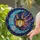 Celestial Art Lovers' Intricate Tiffany Stained Glass Crescent Moon Cosmic Mosaic Jewel Tones Stained Glass Suncatcher - 2