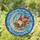 Christmas Enthusiasts' Vibrant Tiffany Stained Glass Gnome Sleigh Golden Stars Celestial Mosaic Stained Glass Suncatcher - deNO7U4J2D
