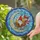 Christmas Enthusiasts' Vibrant Tiffany Stained Glass Gnome Sleigh Golden Stars Celestial Mosaic Stained Glass Suncatcher - mSLVsFabDr