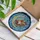 Christmas Enthusiasts' Vibrant Tiffany Stained Glass Gnome Sleigh Golden Stars Celestial Mosaic Stained Glass Suncatcher - mTa_6maRJZ