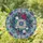 Christmas Enthusiast's Intricate Tiffany Stained Glass Wreath Holly Poinsettia Jewel Tones Stained Glass Suncatcher - 1