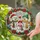 Festive Family Vibrant Stained Glass Snowmen Holiday Mosaic with Red Green Blue Yellow Jewel Tones Stained Glass Suncatcher - 2