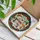 Festive Family Vibrant Stained Glass Snowmen Holiday Mosaic with Red Green Blue Yellow Jewel Tones Stained Glass Suncatcher - 3