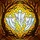 Art Lovers' Tiffany Stained Glass Ethereal Ghosts Gnarled Frame Warm Golden Amber Mosaic Stained Glass Suncatcher - 5
