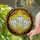 Art Lovers' Tiffany Stained Glass Ethereal Ghosts Gnarled Frame Warm Golden Amber Mosaic Stained Glass Suncatcher - 2