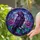 Mystic Nature Admirers' Tiffany Style Stained Glass Raven Rose Cosmic Sky Design Stained Glass Suncatcher - 2