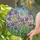 Art Lovers' Luminous Stained Glass Floral Mosaic with Jewel Tone Bellflowers & Abstract Swirls Stained Glass Suncatcher - M8tn5D6U3o