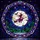 Fantasy Art Lovers' Intricate Tiffany Stained Glass Mystic Figure Full Moon Bats Deep Purple Indigo Celestial Mosaic Stained Glass Suncatcher - 5
