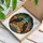 Nature Art Lovers' Intricate Tiffany Stained Glass Raven Butterfly Sunset Mosaic Stained Glass Suncatcher - 3