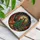 Fantasy Art Lovers' Tiffany Stained Glass Witch Emerald Gown Jack-o'-Lantern Autumn Magic Stained Glass Suncatcher - 3