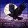 Mystical Art Lovers' Deep Purple Amber Stained Glass Raven Twilight Mosaic Stained Glass Suncatcher - 5