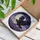 Mystical Art Lovers' Deep Purple Amber Stained Glass Raven Twilight Mosaic Stained Glass Suncatcher - 3