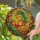 Fantasy Art Lovers' Intricate Tiffany Glass Pumpkin Unicorn Emerald Orange Jack-o'-Lantern Autumnal Mosaic Stained Glass Suncatcher - 2