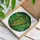 Celtic Heritage Enthusiasts' Tiffany Style Stained Glass Irish Harp Emerald Green Golden Clover Mosaic Stained Glass Suncatcher - 3