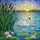 Nature Lovers' Tiffany Stained Glass Swan Cygnets Lake Sunrise Emerald Green Blue Pink Gold Stained Glass Suncatcher - 5