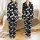 Cat Lovers' Cute Stylized Black White Grey Pastel Pink All-Over Cartoon Cat Pattern Satin Pajamas Set - 1
