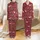 Christmas Donkey Pajamas: Playful Holiday Animal Pattern - Polyester Spandex Sleep Set Satin Pajamas Set - 3-f8dclf81
