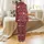 Christmas Donkey Pajamas: Playful Holiday Animal Pattern - Polyester Spandex Sleep Set Satin Pajamas Set - 3