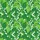 Women's May Birth Flower Lily of the Valley Botanical Green White Floral Sleepwear Set Satin Pajamas Set - 4