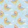 Sleeping Boy Bear on Moon Digital Embroidery Design - Blue Striped Pajamas, Stars, Clouds Satin Pajamas Set - 4