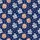 Custom Face Sleep Pants: Navy 'Best Dad Ever' Baby & Star Pattern Loungewear Satin Pajamas Set - 4