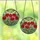 Nature Art Lovers' Intricate Red Poppy Tiffany Stained Glass Mosaic Dappled Light Design Stained Glass Suncatcher - 3